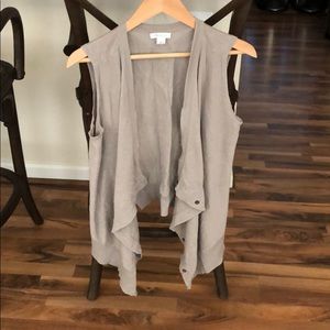 Garnet Hill Grey Vest